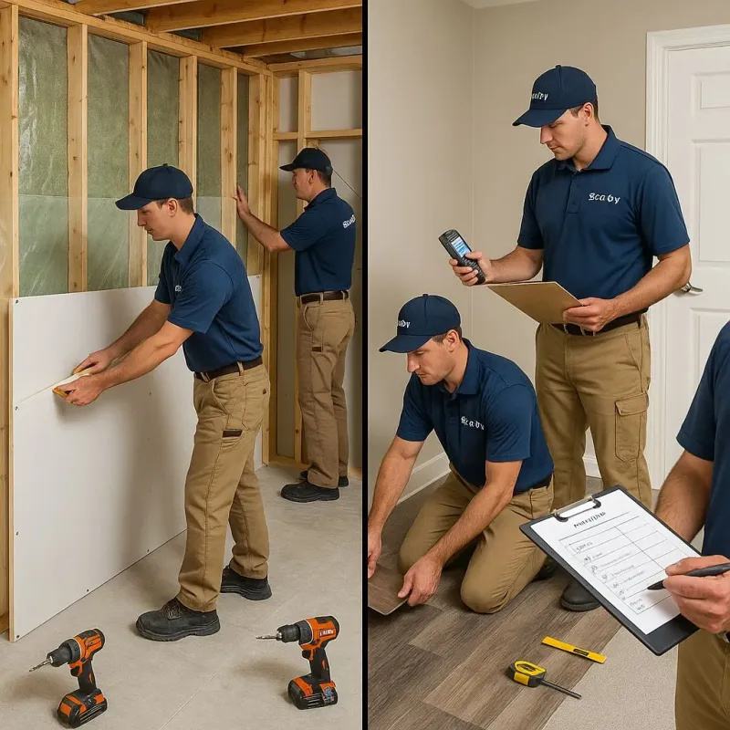 Repairs and Reconstruction process in West Valley, WA